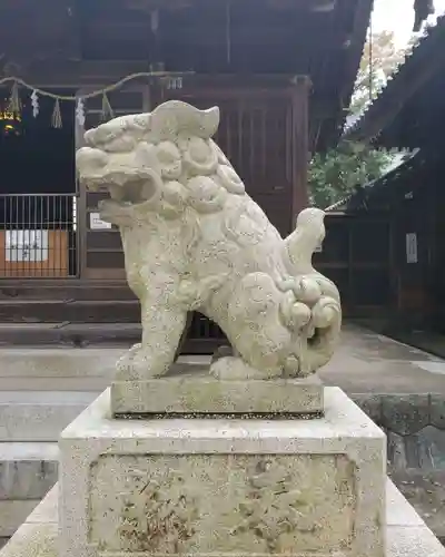 田尻神社の狛犬
