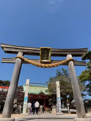 綱敷天満宮の鳥居