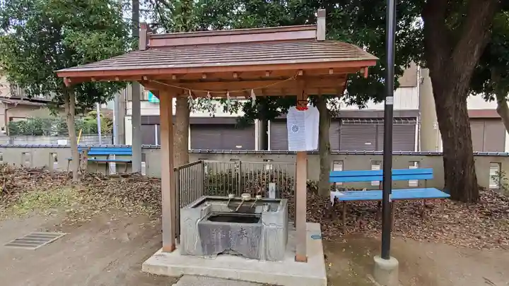 下総府中六所神社の手水舎