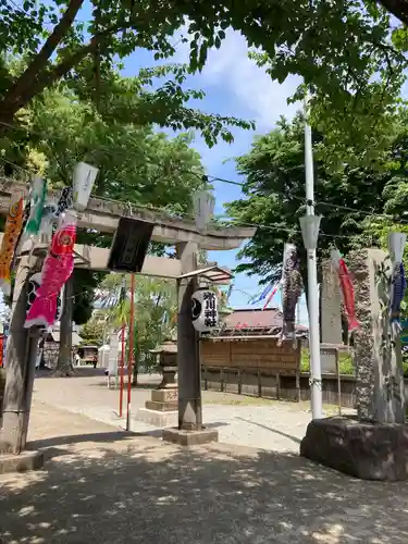 相模原氷川神社の鳥居