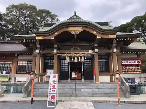 到津八幡神社の本殿・本堂