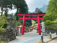 中之嶽神社の鳥居