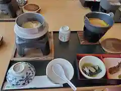 神場山神社の食事