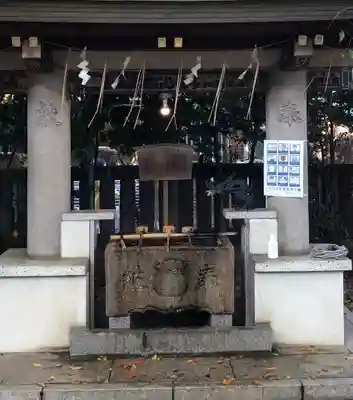 大鳥神社の手水舎