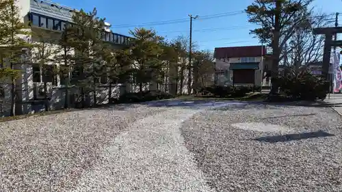 釧路八幡宮の庭園