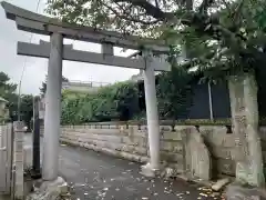 高津諏訪神社の鳥居