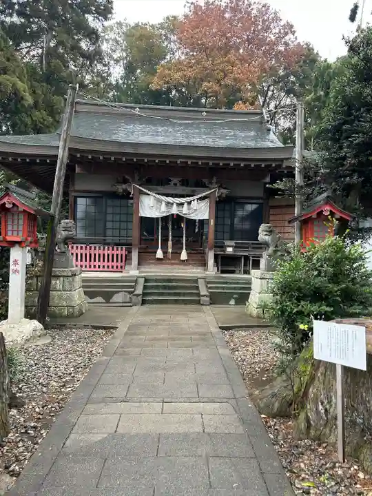 平出雷電神社の本殿・本堂