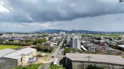 千栗八幡宮の景色