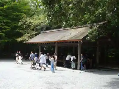 伊勢神宮内宮(皇大神宮)の手水舎