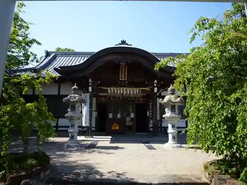 比佐豆知神社の本殿・本堂