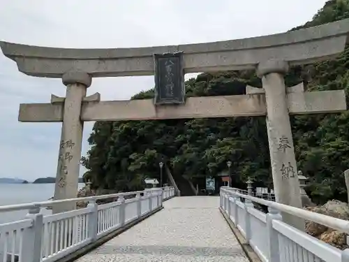 八百富神社の鳥居