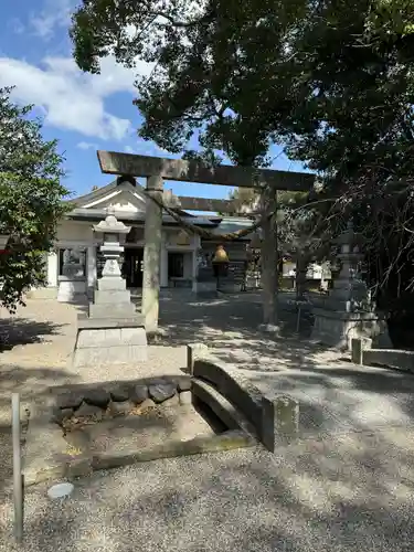 都波岐奈加等神社の鳥居