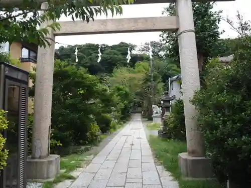 五所神社の鳥居