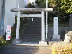 細山神明社の鳥居