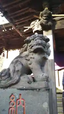 下総国三山　二宮神社の狛犬