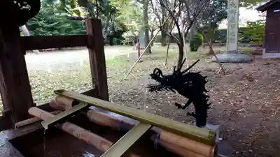 新発田諏訪神社の手水舎