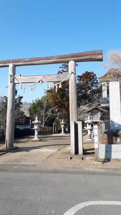 鎌数伊勢大神宮の鳥居