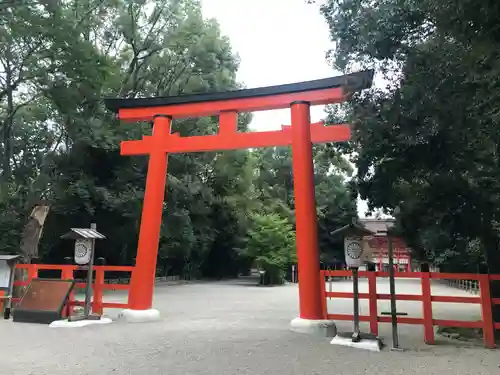 賀茂御祖神社（下鴨神社）の鳥居