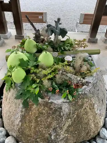 白鷺神社の手水舎