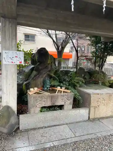 金岡神社の手水舎