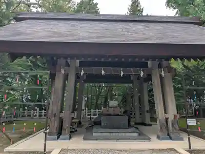 上川神社の手水舎