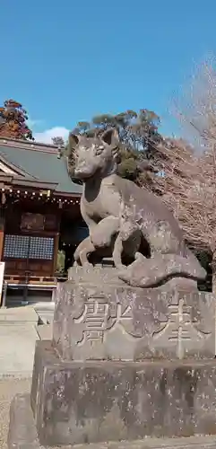 女化神社の狛犬