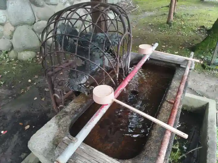 若宮神明社の手水舎