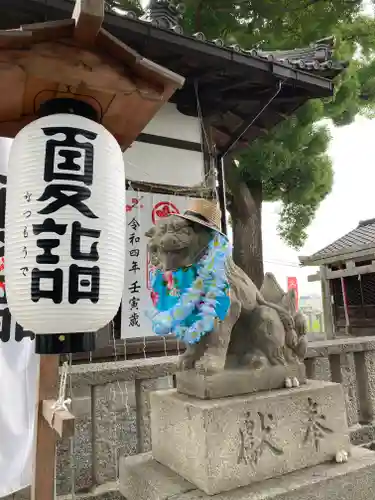 玉田神社の狛犬