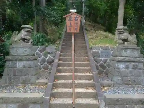 白旗神社の狛犬