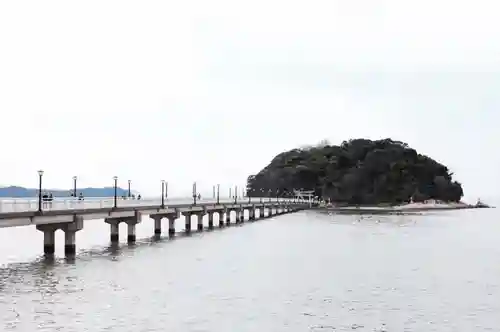 八百富神社の景色