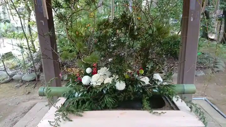 赤坂氷川神社の手水舎