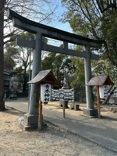 大久保青木神社の鳥居