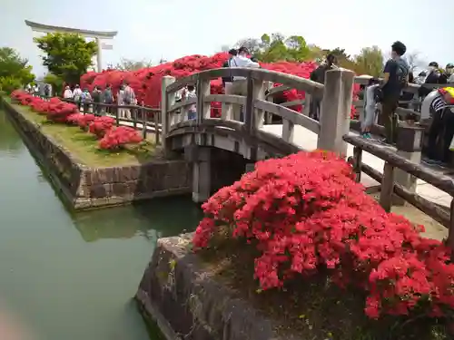 長岡天満宮の庭園