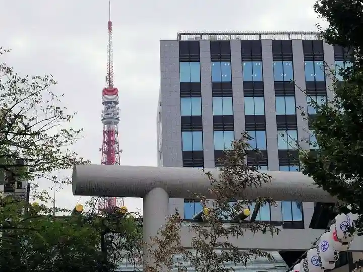 芝大神宮の周辺