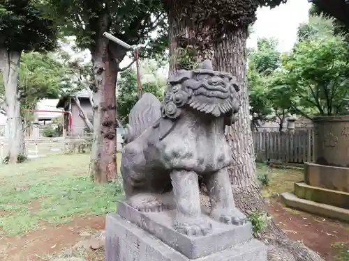 西向天神社の狛犬