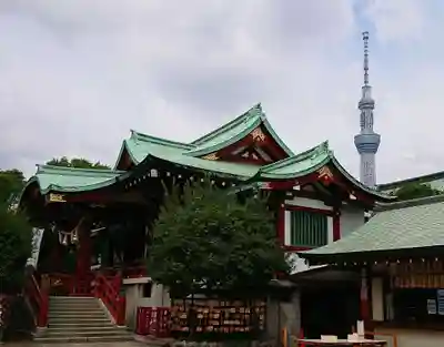 亀戸天神社の本殿・本堂