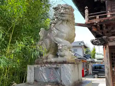 穴切大神社の狛犬