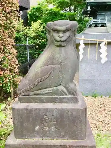 立石熊野神社の狛犬