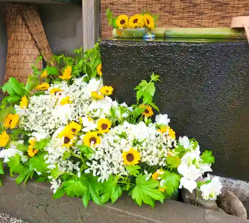 上尾御嶽神社の手水舎