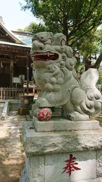 神崎神社の狛犬