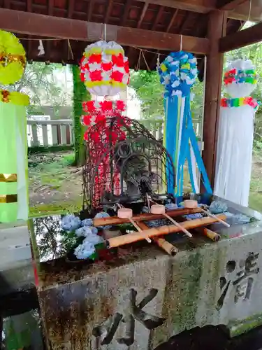 若宮神明社の手水舎
