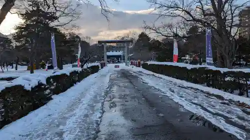 札幌護國神社の庭園