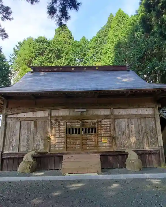 白鳥神社の本殿・本堂