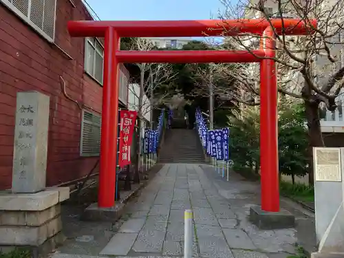 大綱金刀比羅神社の鳥居