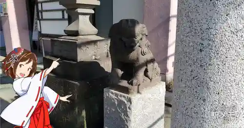 青砥神社の狛犬
