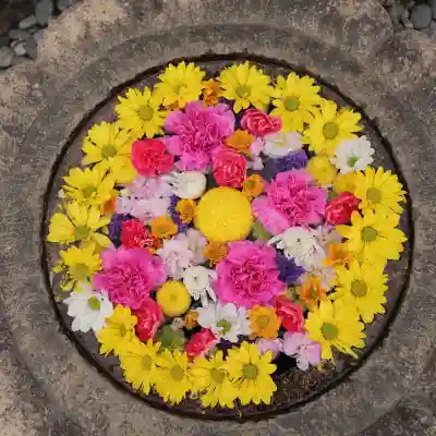 埼玉厄除け開運大師・龍泉寺（切り絵御朱印発祥の寺）の手水舎