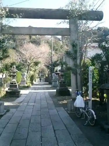 五所神社の鳥居