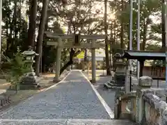 事任八幡宮の鳥居