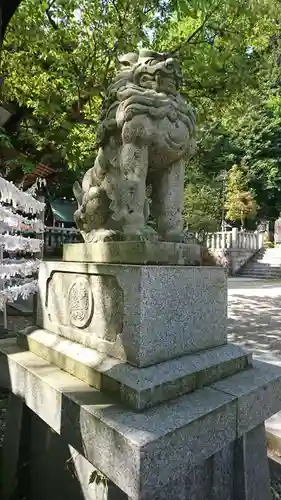 毛谷黒龍神社の狛犬