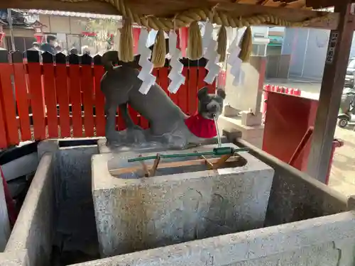 瓢箪山稲荷神社の手水舎